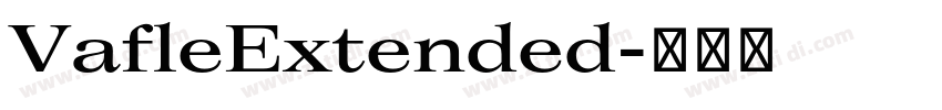 VafleExtended字体转换