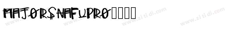 MajorSnafuPro字体转换