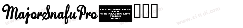 MajorSnafuPro字体转换