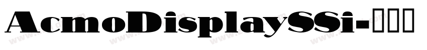 AcmoDisplaySSi字体转换