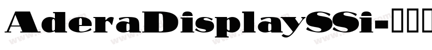AderaDisplaySSi字体转换