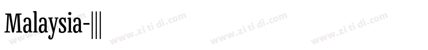 Malaysia字体转换