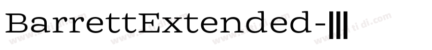 BarrettExtended字体转换
