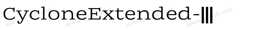 CycloneExtended字体转换