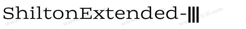 ShiltonExtended字体转换