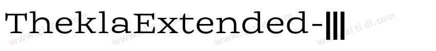 TheklaExtended字体转换