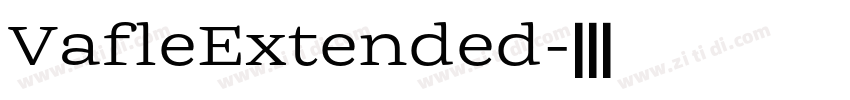 VafleExtended字体转换