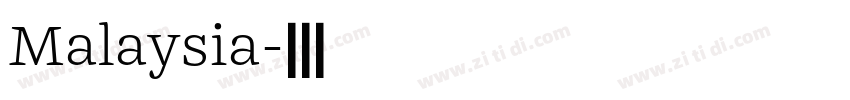 Malaysia字体转换
