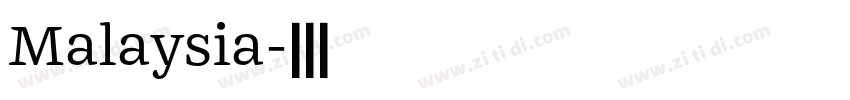 Malaysia字体转换