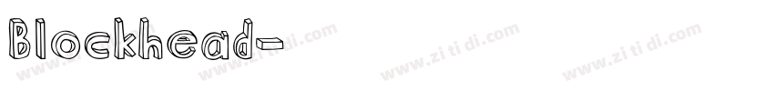Blockhead字体转换