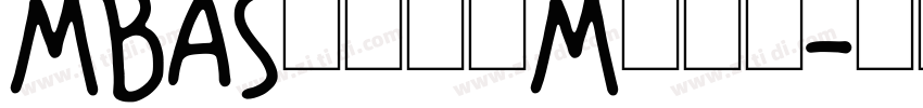 MBASliceMono字体转换