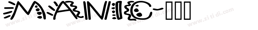 MANIC字体转换