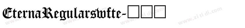 EternaRegularswfte字体转换
