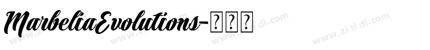 MarbeliaEvolutions字体转换