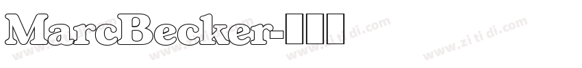 MarcBecker字体转换
