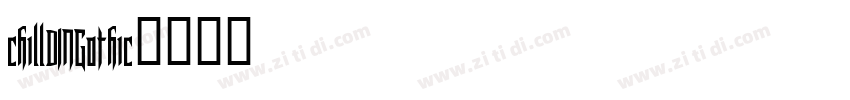 chillDINGothic字体转换