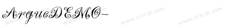 ArgueDEMO字体转换