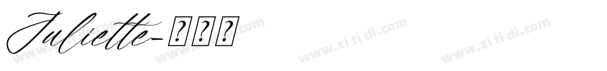 Juliette字体转换