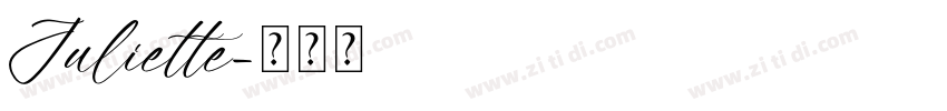Juliette字体转换