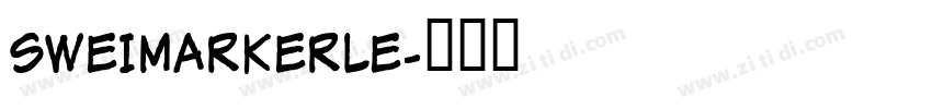 SweiMarkerLe字体转换