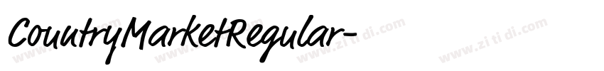 CountryMarketRegular字体转换