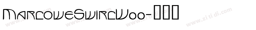 MarloweSwirlW00字体转换