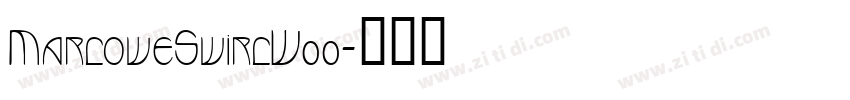 MarloweSwirlW00字体转换