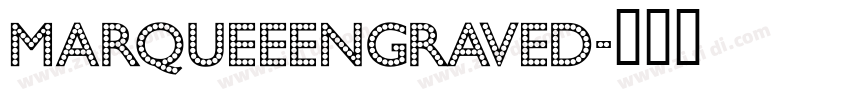 marqueeEngraved字体转换