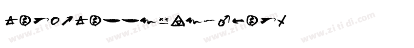 MarshMallowPopHeart字体转换