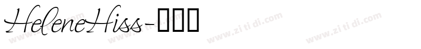 HeleneHiss字体转换