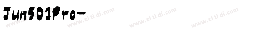 Jun501Pro字体转换