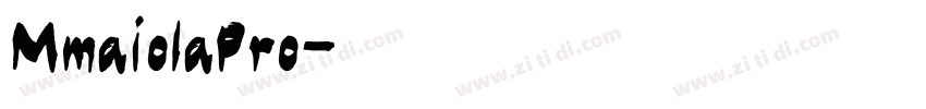 MmaiolaPro字体转换