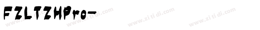 FZLTZHPro字体转换