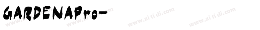 GARDENAPro字体转换