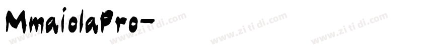 MmaiolaPro字体转换