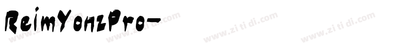 ReimYonzPro字体转换