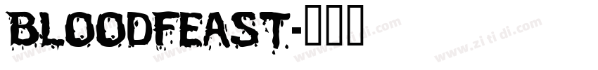 BloodFeast字体转换