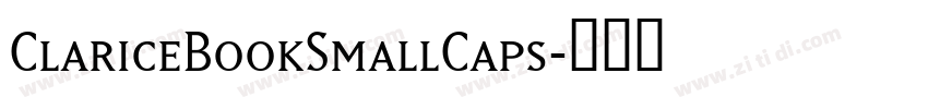 ClariceBookSmallCaps字体转换