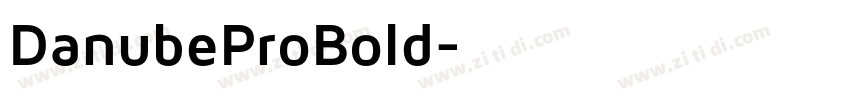 DanubeProBold字体转换
