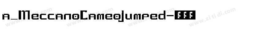 a_MeccanoCameoJumped字体转换
