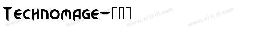 Technomage字体转换