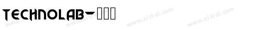 technolab字体转换