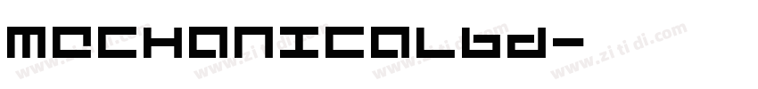 mechanicalbd字体转换