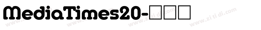 MediaTimes20字体转换