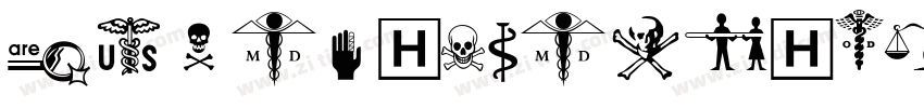 MedicalSignaturettf字体转换