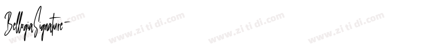 BellogiaSignature字体转换