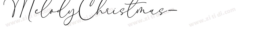 MelodyChristmas字体转换
