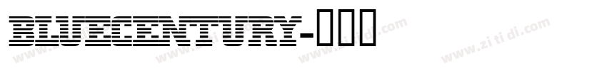 bluecentury字体转换