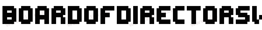 BoardofDirectorsW00字体转换
