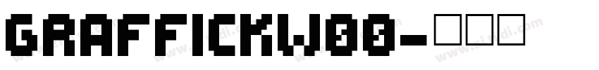 GraffickW00字体转换